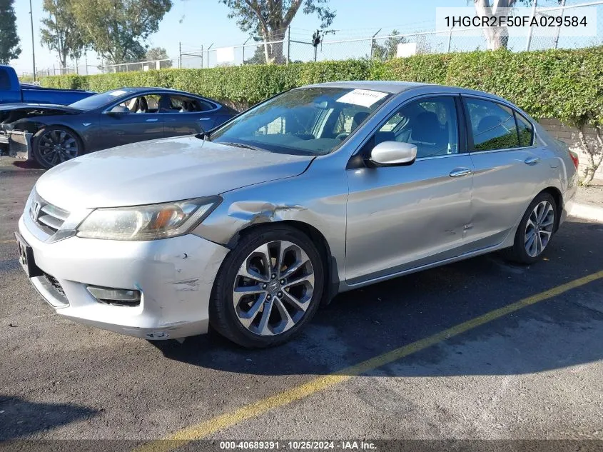 1HGCR2F50FA029584 2015 Honda Accord Sport