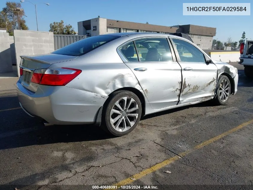 1HGCR2F50FA029584 2015 Honda Accord Sport