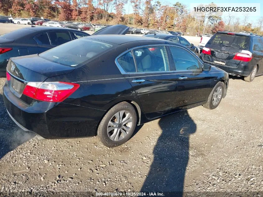 1HGCR2F3XFA253265 2015 Honda Accord Lx