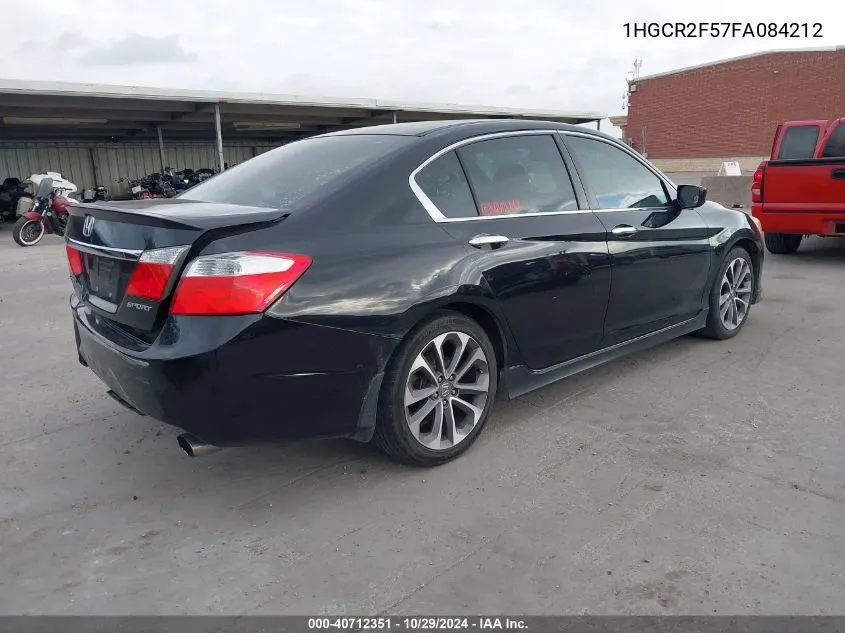 1HGCR2F57FA084212 2015 Honda Accord Sport