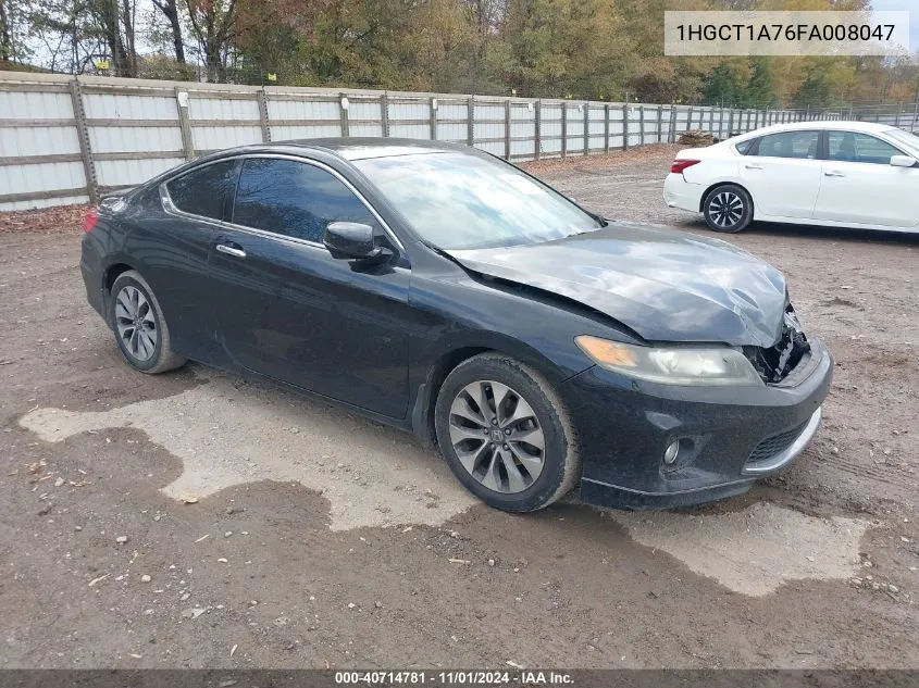 2015 Honda Accord Ex VIN: 1HGCT1A76FA008047 Lot: 40714781