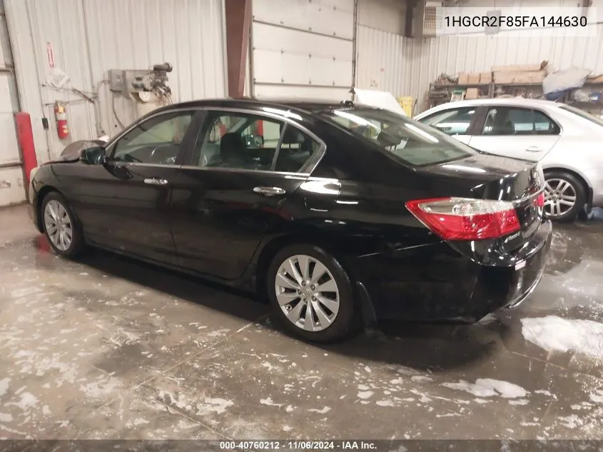 2015 Honda Accord Ex-L VIN: 1HGCR2F85FA144630 Lot: 40760212