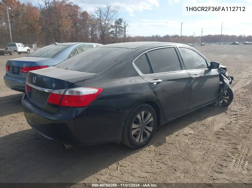 2015 Honda Accord Lx VIN: 1HGCR2F36FA112712 Lot: 40760269