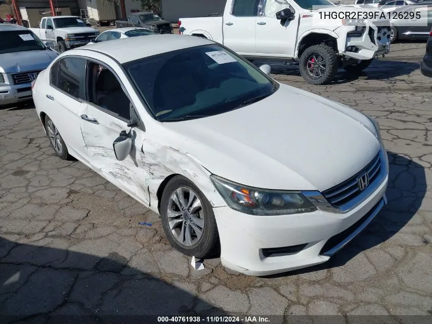 2015 Honda Accord Lx VIN: 1HGCR2F39FA126295 Lot: 40761938