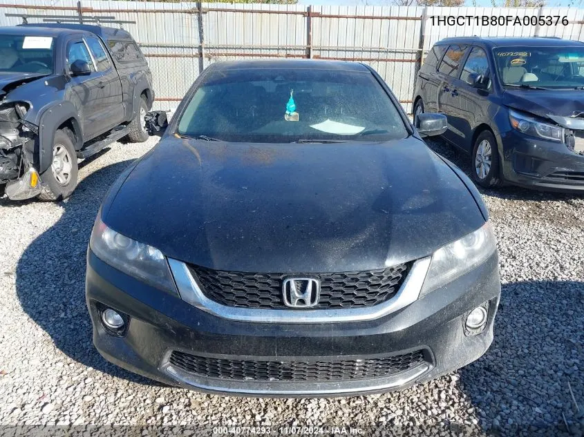 2015 Honda Accord Ex-L VIN: 1HGCT1B80FA005376 Lot: 40774293