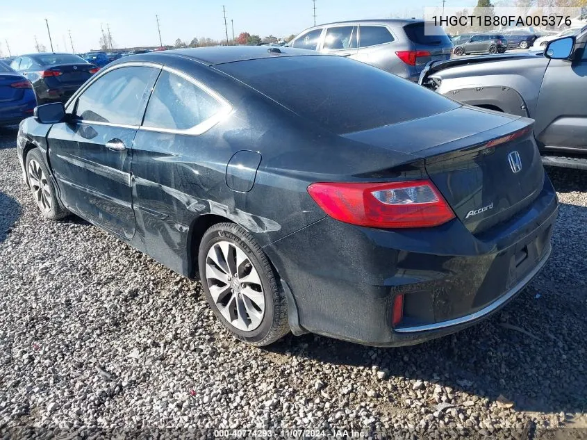 2015 Honda Accord Ex-L VIN: 1HGCT1B80FA005376 Lot: 40774293