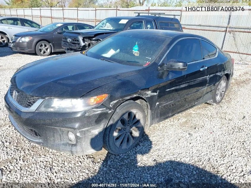 2015 Honda Accord Ex-L VIN: 1HGCT1B80FA005376 Lot: 40774293