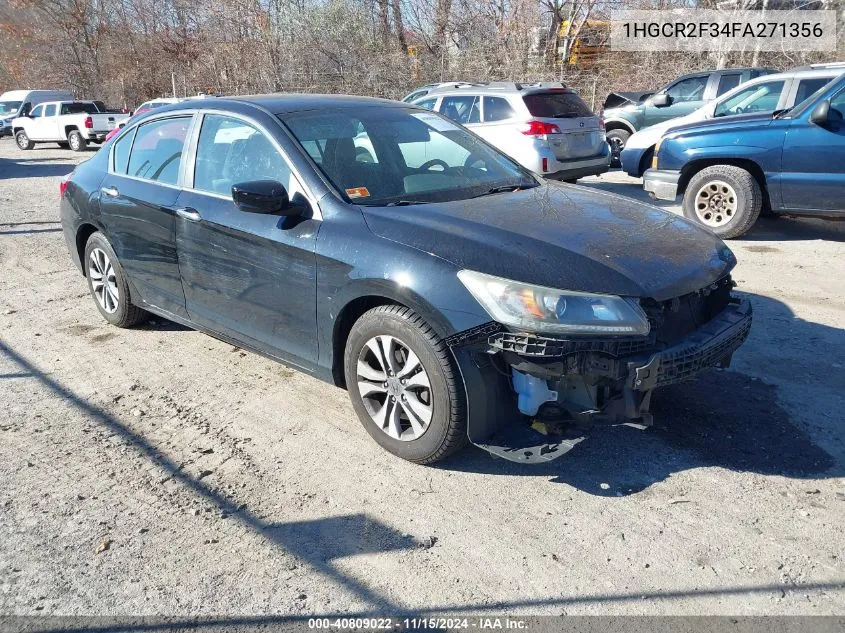 2015 Honda Accord Lx VIN: 1HGCR2F34FA271356 Lot: 40809022