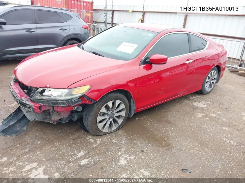 2015 Honda Accord Lx-S VIN: 1HGCT1B35FA010013 Lot: 40812541