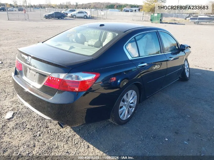 2015 Honda Accord Ex-L VIN: 1HGCR2F80FA233683 Lot: 40815355