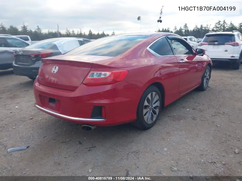 2015 Honda Accord Ex VIN: 1HGCT1B70FA004199 Lot: 40815789