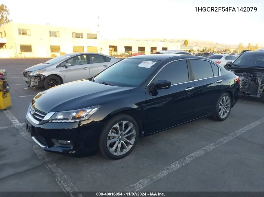 2015 Honda Accord Sport VIN: 1HGCR2F54FA142079 Lot: 40816054