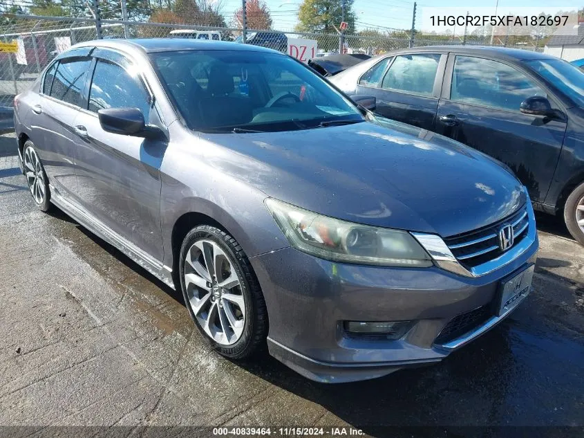 2015 Honda Accord Sport VIN: 1HGCR2F5XFA182697 Lot: 40839464