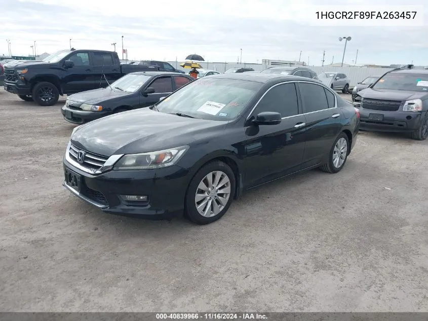 2015 Honda Accord Ex-L VIN: 1HGCR2F89FA263457 Lot: 40839966