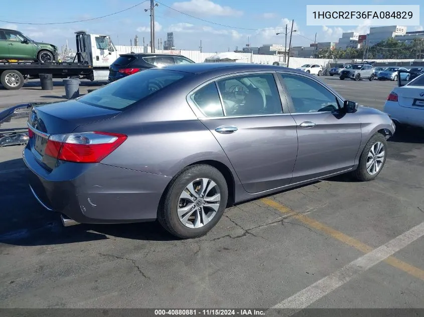 2015 Honda Accord Lx VIN: 1HGCR2F36FA084829 Lot: 40880881