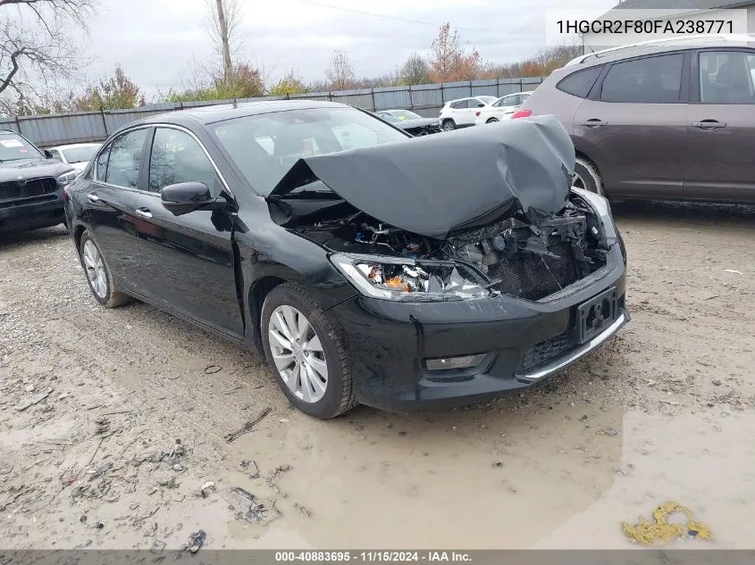 2015 Honda Accord Ex-L VIN: 1HGCR2F80FA238771 Lot: 40883695