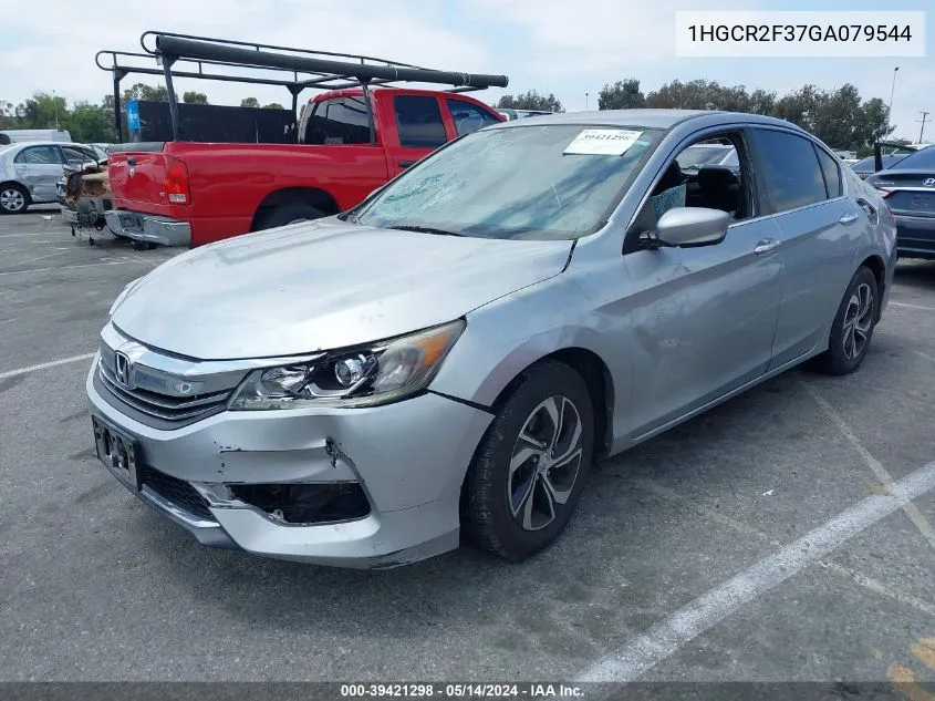 1HGCR2F37GA079544 2016 Honda Accord Lx