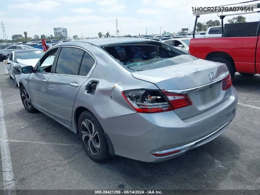 1HGCR2F37GA079544 2016 Honda Accord Lx