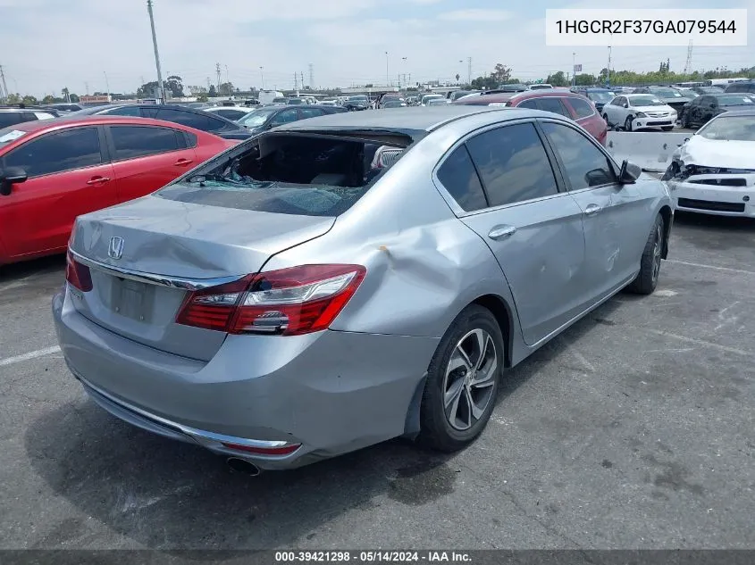 2016 Honda Accord Lx VIN: 1HGCR2F37GA079544 Lot: 39421298