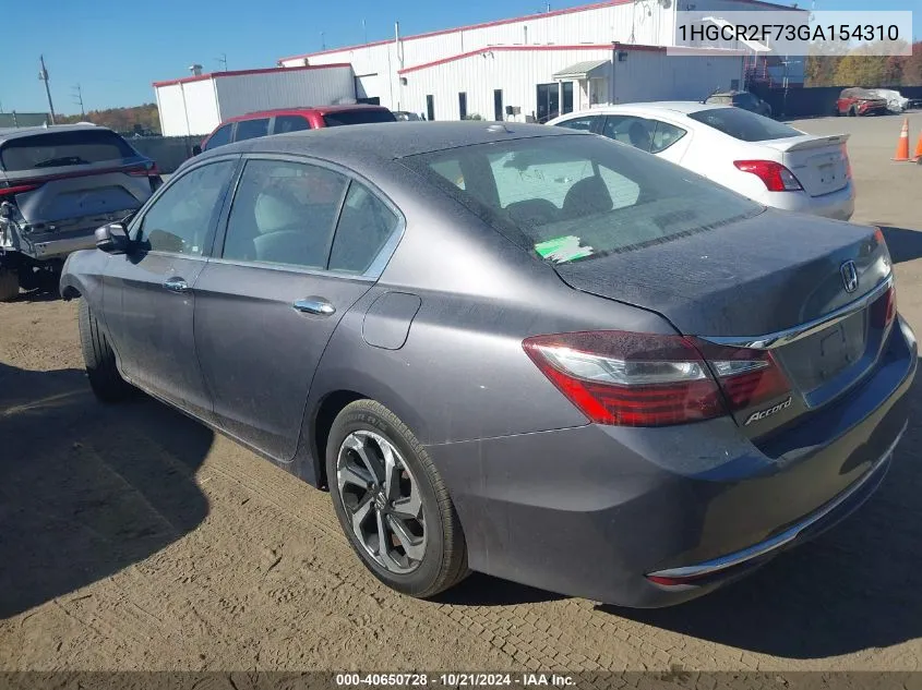 1HGCR2F73GA154310 2016 Honda Accord Ex