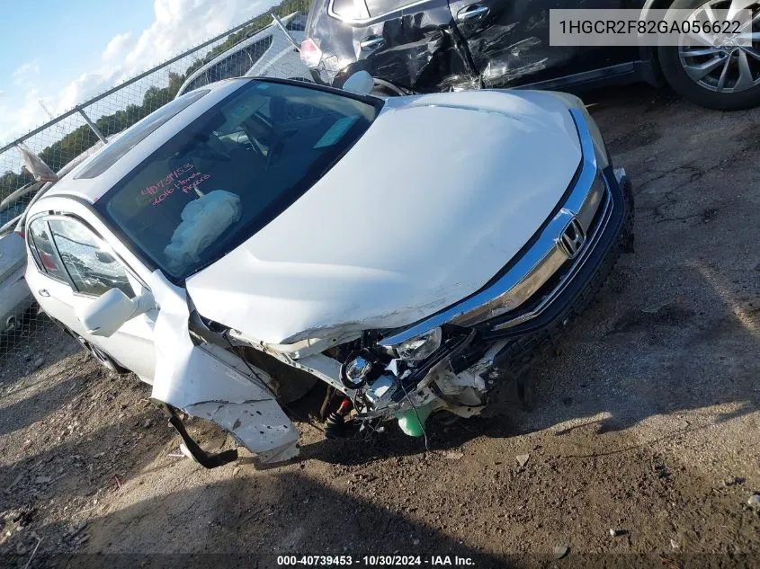 1HGCR2F82GA056622 2016 Honda Accord Ex-L