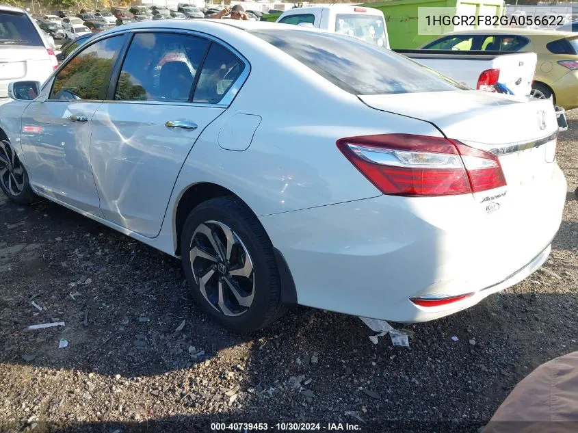 1HGCR2F82GA056622 2016 Honda Accord Ex-L