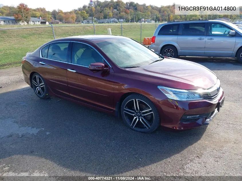 1HGCR3F91GA014800 2016 Honda Accord Touring