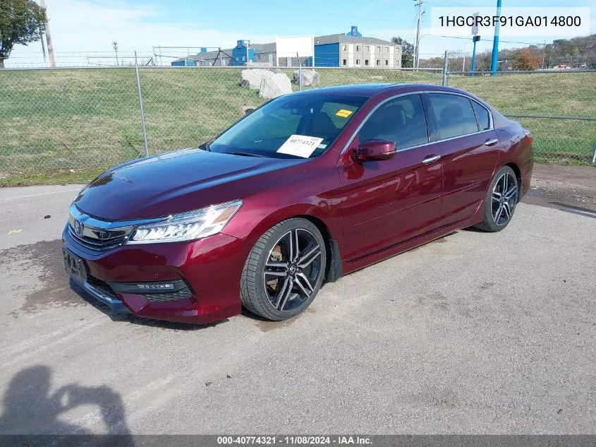 1HGCR3F91GA014800 2016 Honda Accord Touring