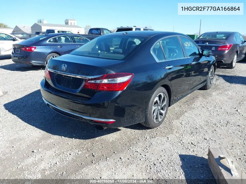 2016 Honda Accord Ex VIN: 1HGCR2F77GA166864 Lot: 40796058