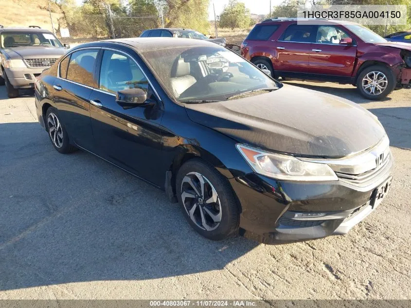 1HGCR3F85GA004150 2016 Honda Accord Ex-L V-6