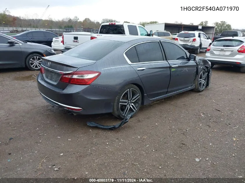 2016 Honda Accord Sport VIN: 1HGCR2F54GA071970 Lot: 40803778