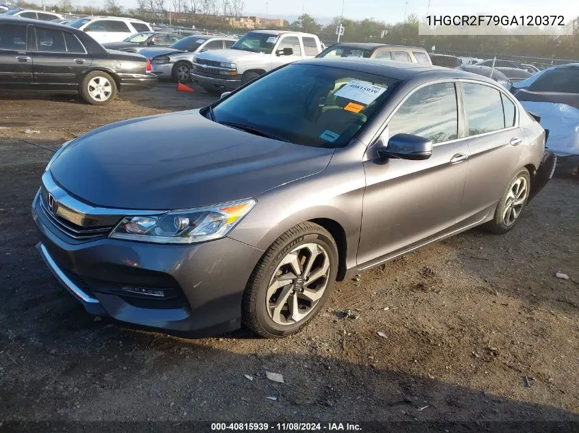 2016 Honda Accord Ex VIN: 1HGCR2F79GA120372 Lot: 40815939