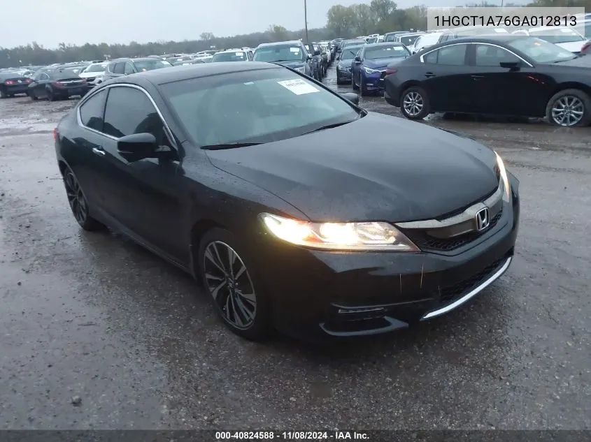 2016 Honda Accord Ex VIN: 1HGCT1A76GA012813 Lot: 40824588