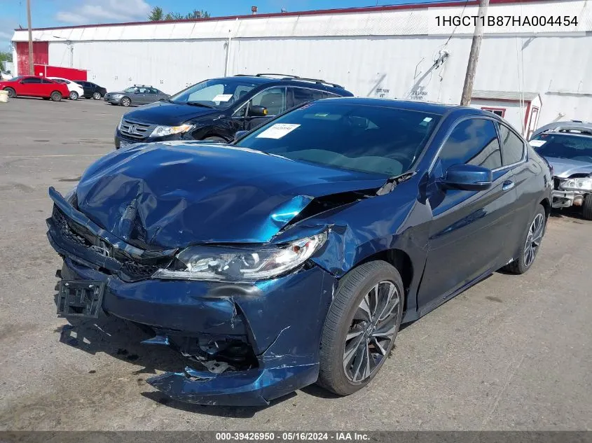 1HGCT1B87HA004454 2017 Honda Accord Ex-L