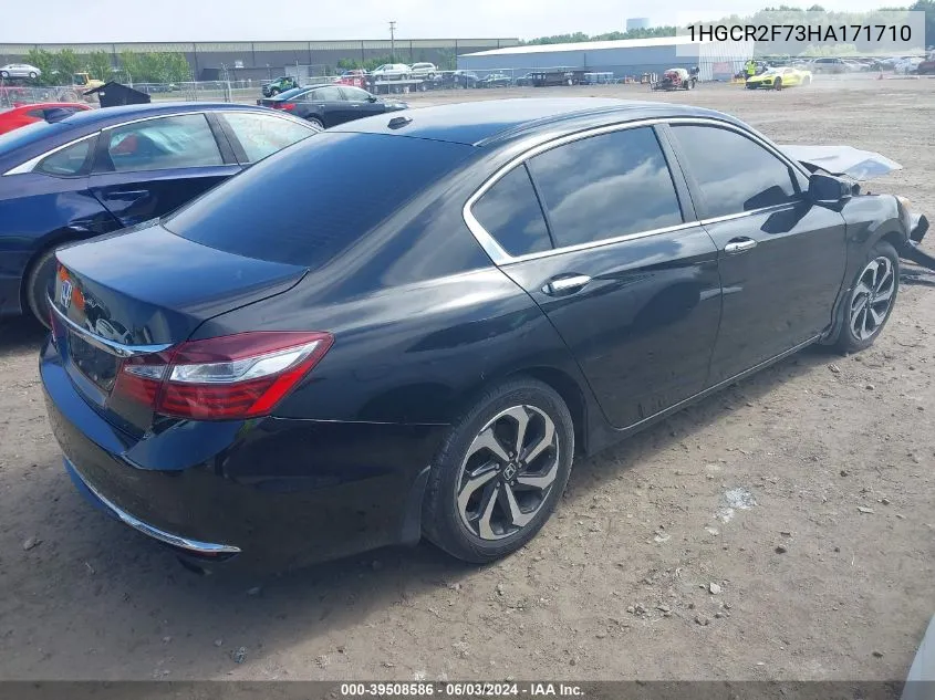 2017 Honda Accord Ex VIN: 1HGCR2F73HA171710 Lot: 39508586