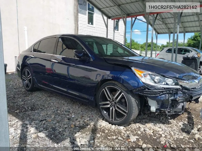 2017 Honda Accord Sport VIN: 1HGCR2F57HA282162 Lot: 39855676