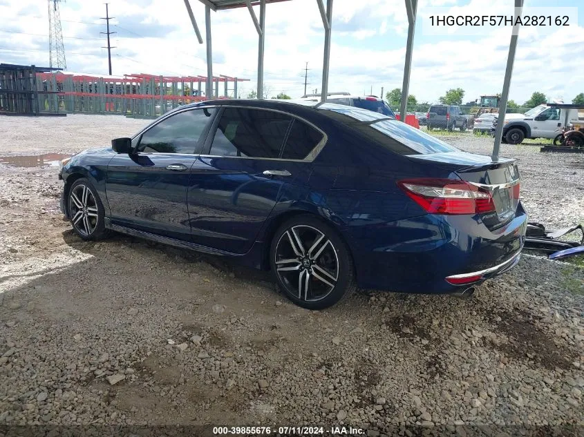 2017 Honda Accord Sport VIN: 1HGCR2F57HA282162 Lot: 39855676