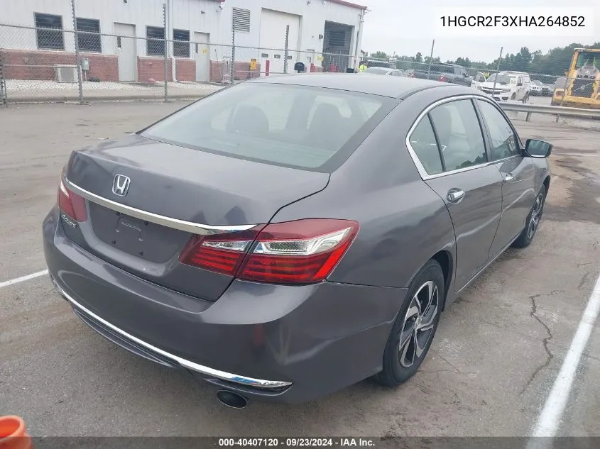 1HGCR2F3XHA264852 2017 Honda Accord Lx