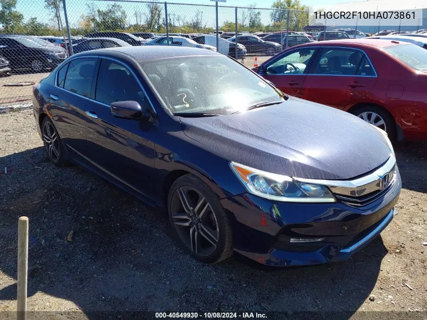 2017 Honda Accord Sport Se VIN: 1HGCR2F10HA073861 Lot: 40549930