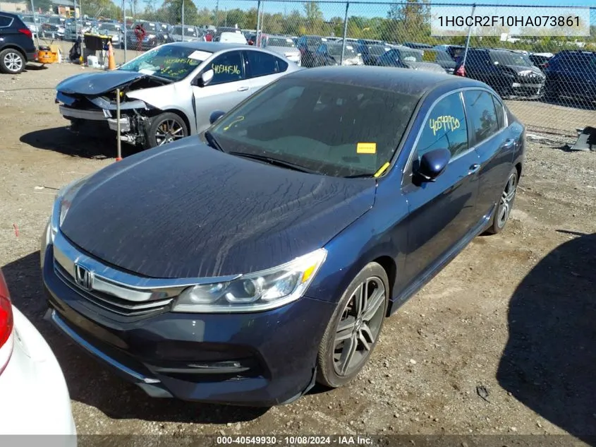 2017 Honda Accord Sport Se VIN: 1HGCR2F10HA073861 Lot: 40549930