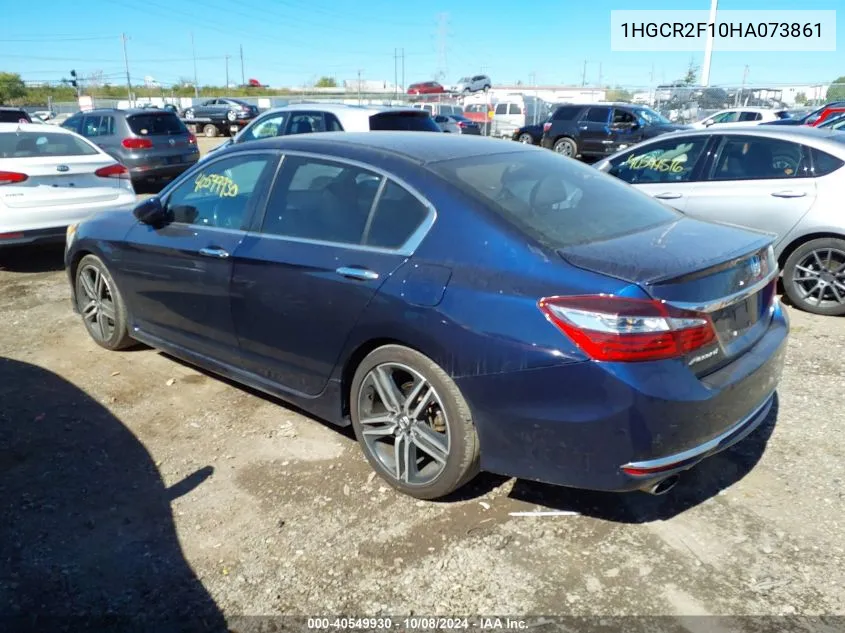 2017 Honda Accord Sport Se VIN: 1HGCR2F10HA073861 Lot: 40549930