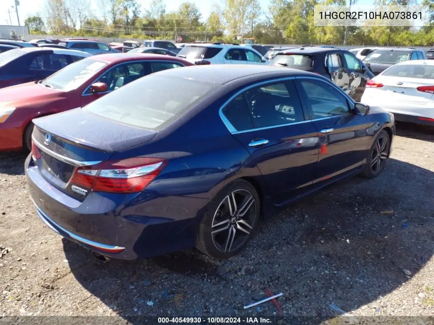 2017 Honda Accord Sport Se VIN: 1HGCR2F10HA073861 Lot: 40549930