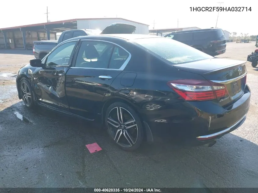 1HGCR2F59HA032714 2017 Honda Accord Sport