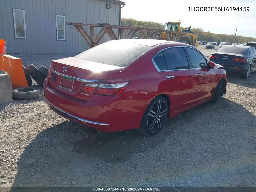 1HGCR2F56HA194459 2017 Honda Accord Sport