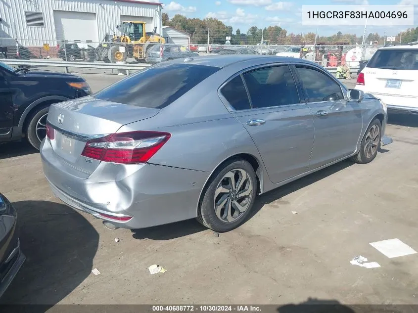 1HGCR3F83HA004696 2017 Honda Accord Ex-L V6