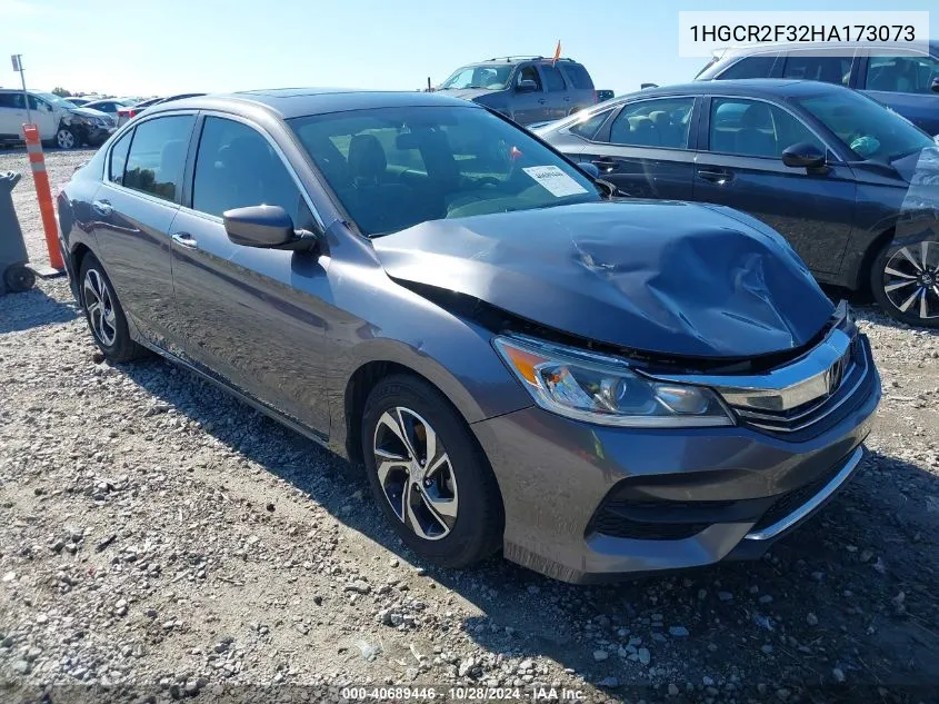 1HGCR2F32HA173073 2017 Honda Accord Lx