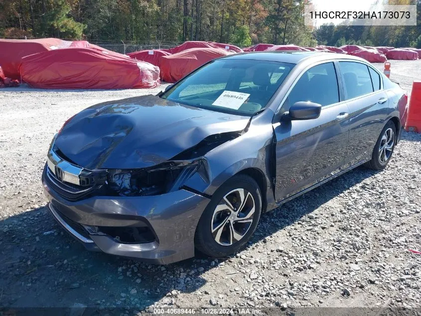 2017 Honda Accord Lx VIN: 1HGCR2F32HA173073 Lot: 40689446