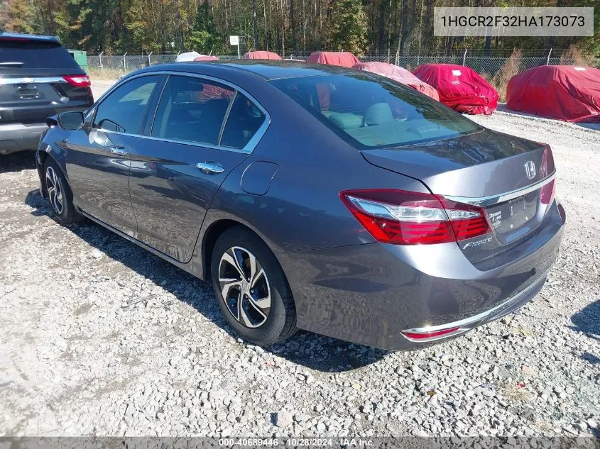 1HGCR2F32HA173073 2017 Honda Accord Lx