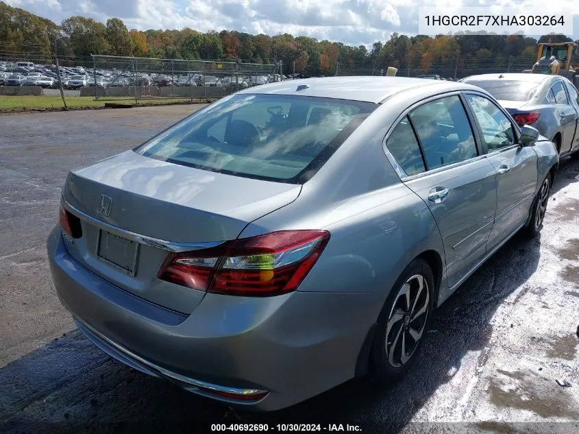 1HGCR2F7XHA303264 2017 Honda Accord Ex