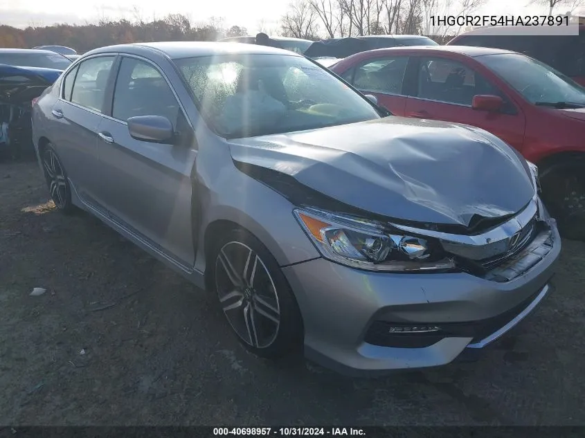 2017 Honda Accord Sport VIN: 1HGCR2F54HA237891 Lot: 40698957